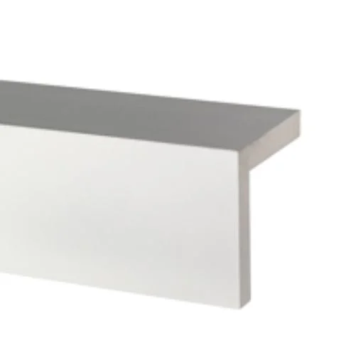 5/4" X 6"X 6" X 10' WHITE PVC CORNER