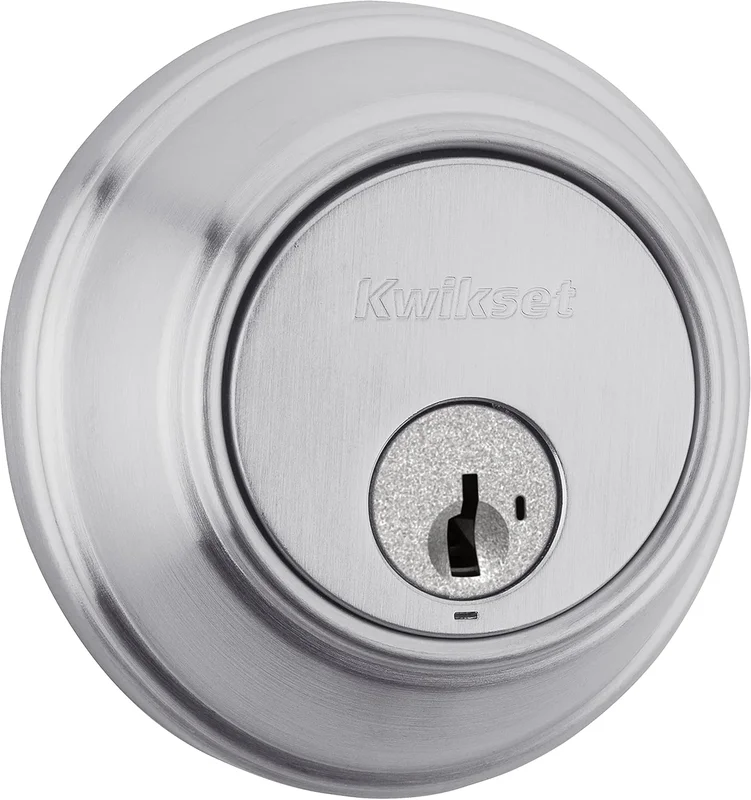KWIKSET KEY ENTRY DEADBOLT SATIN CHROME