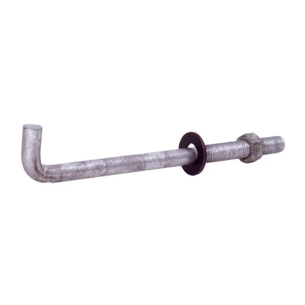 5/8" X 12" GALVANIZED ANCHOR BOLTS N&W