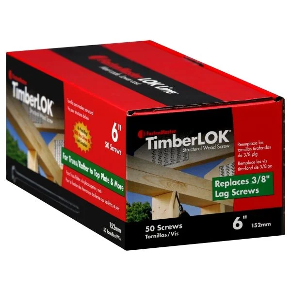 6 TIMBERLOCK SCREWS 50CT