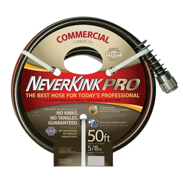 NEVERKINK GARDEN HOSE 5/8X50'