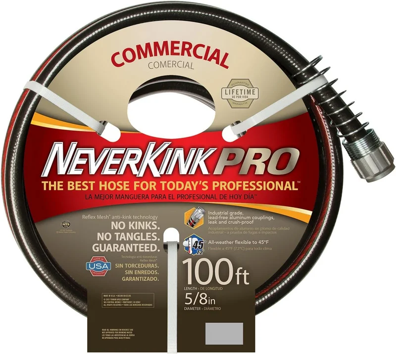 NEVER KINK HOSE 5/8X100' COMMERC