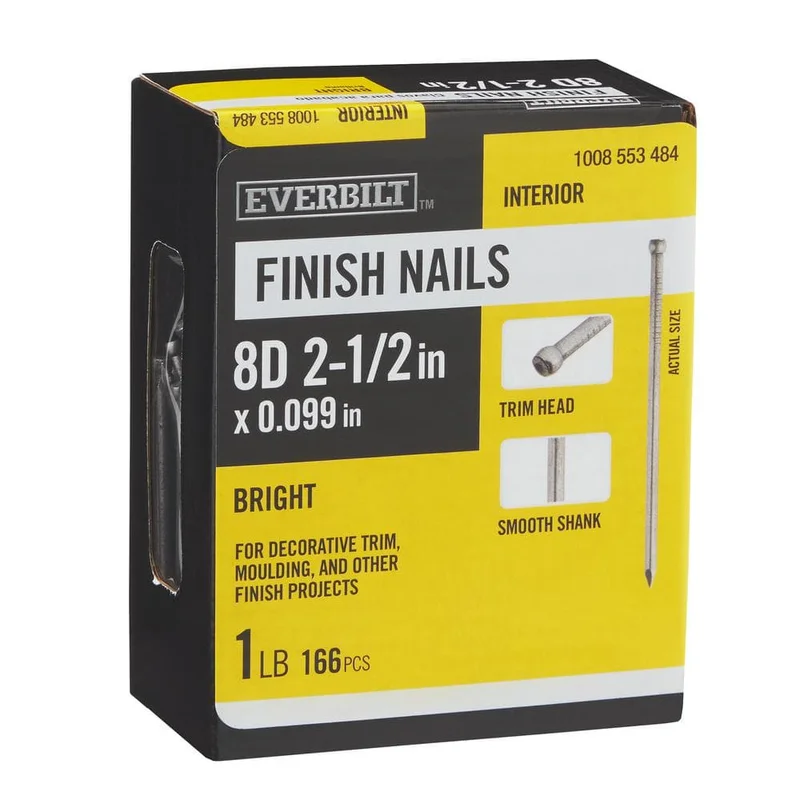8D BRIGHT FINISH 1 LB