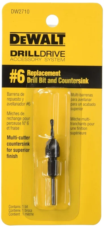 #6 DRILL BIT/COUNTERSINK