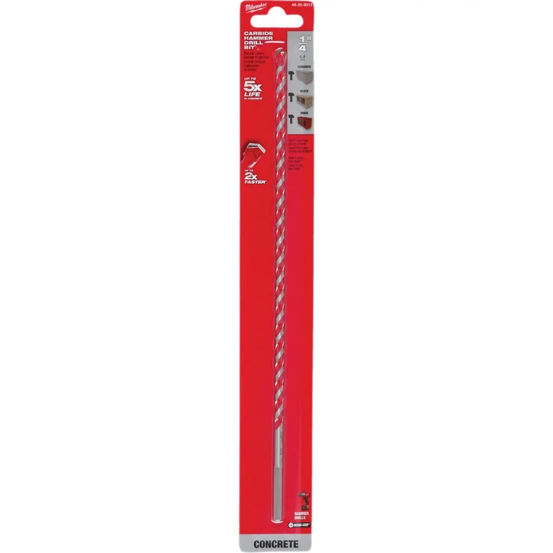1/4" X 12" MASONRY DRILL