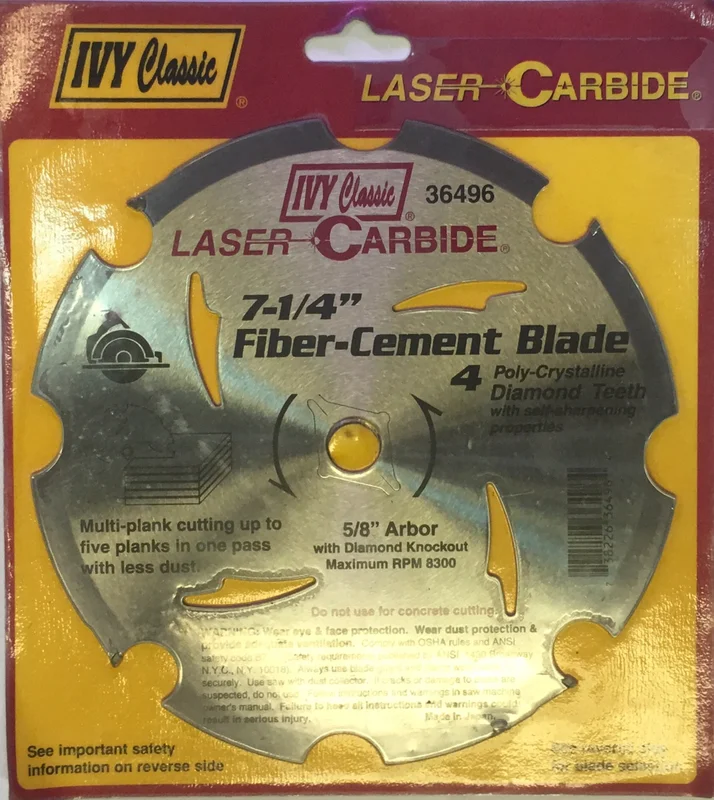 7 1/4" FIBER CEMENT BLADE CARBDE