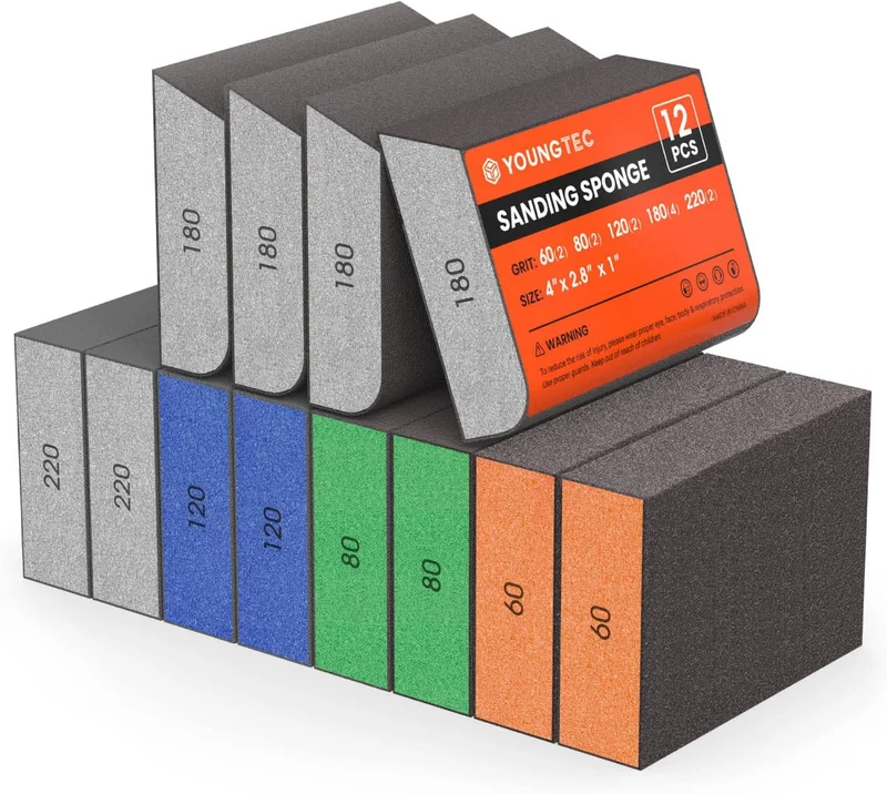 3 PK COARSE ANGLE SANDING SPONGES