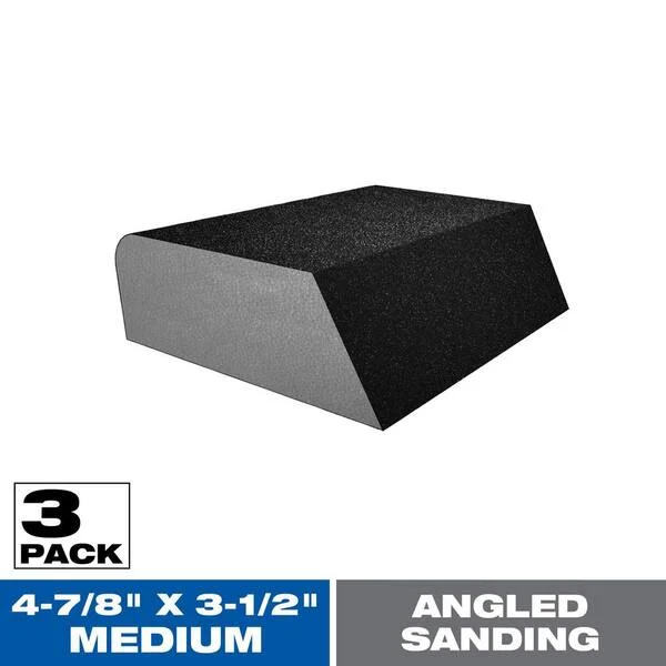 3 PACK MEDIUM ANGLE SANDING SPONGE