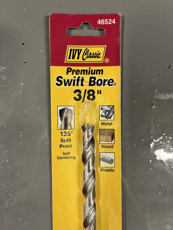 3/8" X 12" AIRCRAFT DRILL BIT
