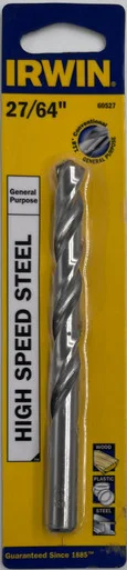 27/64" H.S. DRILL BIT