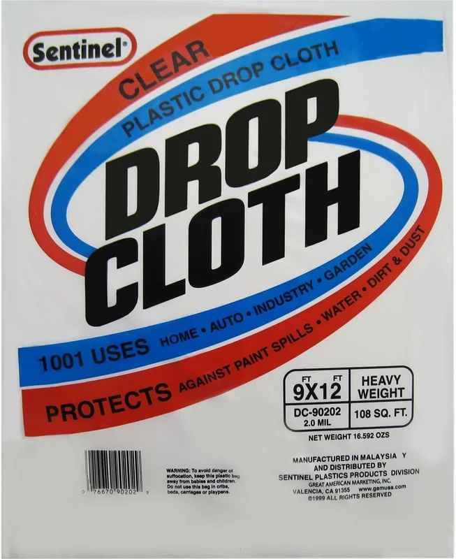 9' X 12' 2.0 MIL DROP CLOTH