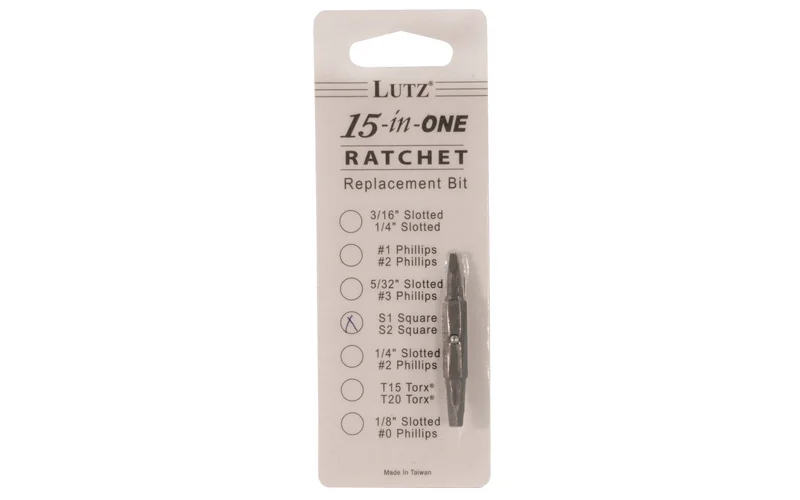 LUTZ 1" # 1 SQUARE BIT