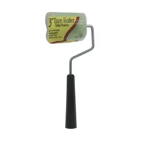3" TRIM ROLLER WITH FRAME RT300