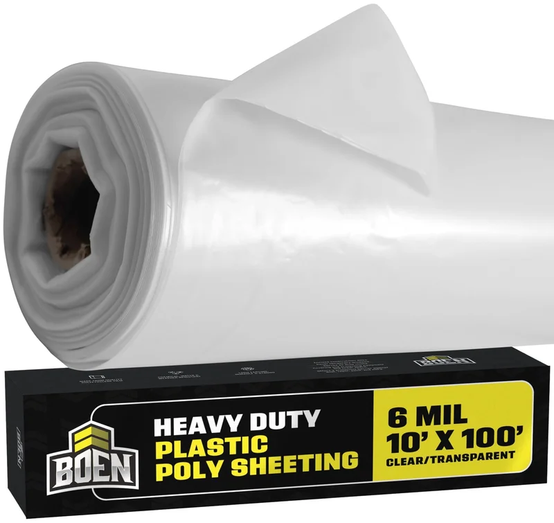 10'X100' 006 MIL CLEAR POLYETHYLENE