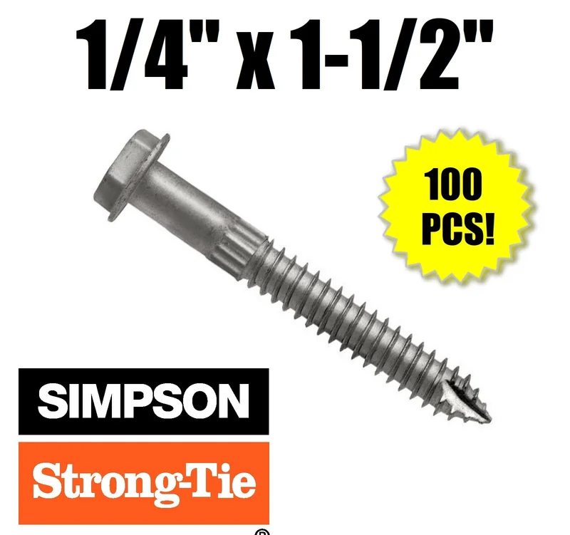 SDS SCREWS 1/4 X 1 1/2