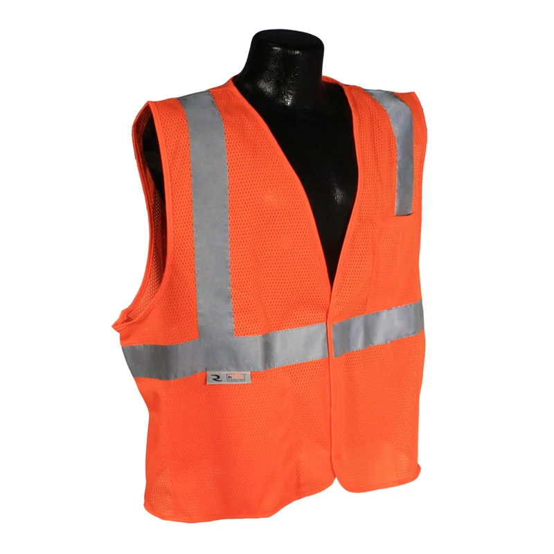 SAFETY VEST CLASS2 MESH ORANG LG