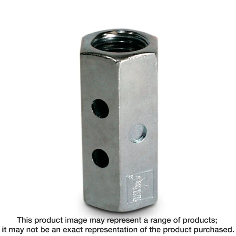 Simpson Strong-Tie CNW7/8-5/8 CNW 7/8 in. to 5/8 in. Coupler Nut with Witness® Hole