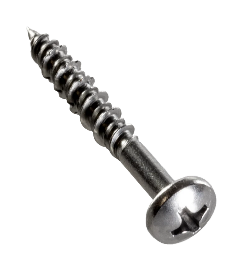 Simpson Strong-Tie T08J125PX-RP15 Marine Screw, Pan Head — #8 x 1-1/4 in. #2 Phillips Drive, Type 316 (15-Qty)