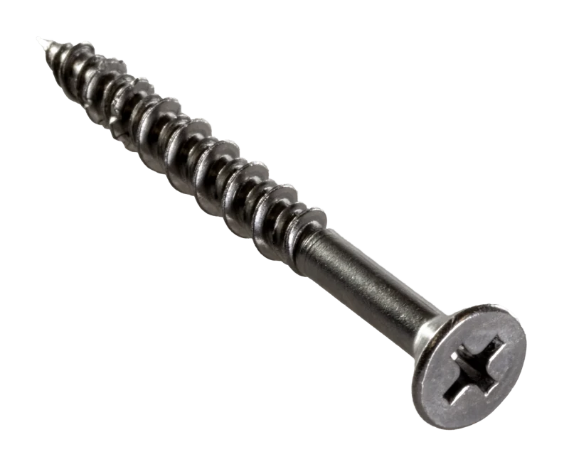Simpson Strong-Tie T10J200FX-RP8 Marine Screw, Flat Head — #10 x 2 in. #2 Phillips Drive, Type 316 (8-Qty)