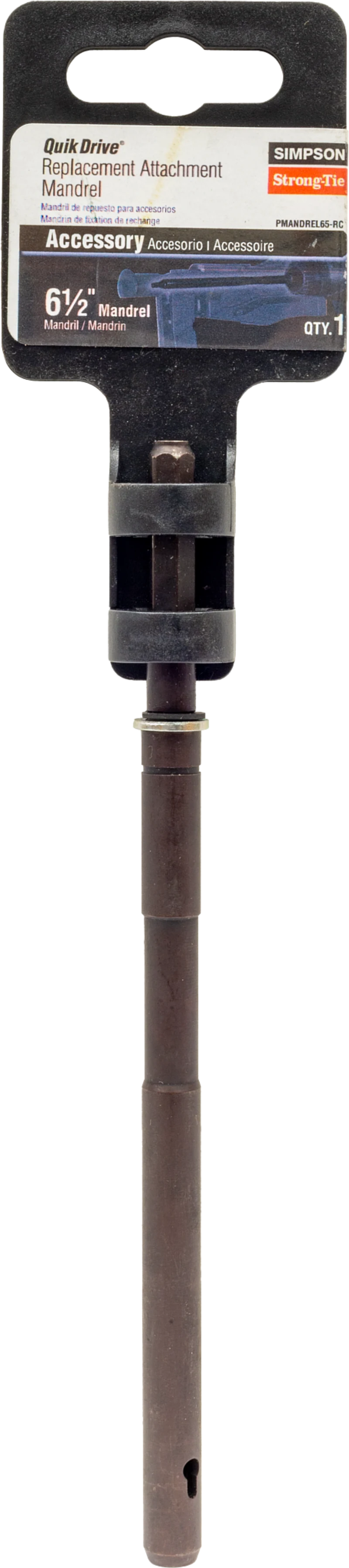 Simpson Strong-Tie PMANDREL65-RC Quik Drive® 6-1/2 in. Mandrel