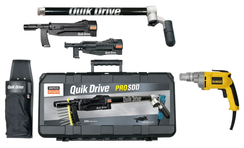 Simpson Strong-Tie PROSDDD25K Quik Drive® PROSDD Multi-Purpose Combo System w/ DeWalt® 2500 RPM Screwdriver Motor