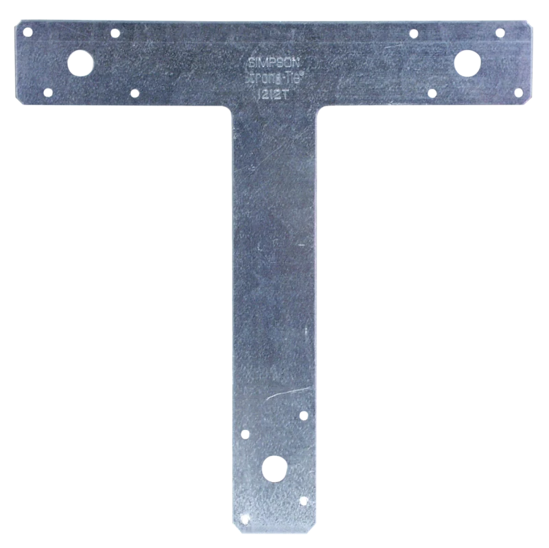 Simpson Strong-Tie 1212T-R 12 in. x 12 in. 14-Gauge Galvanized T Strap