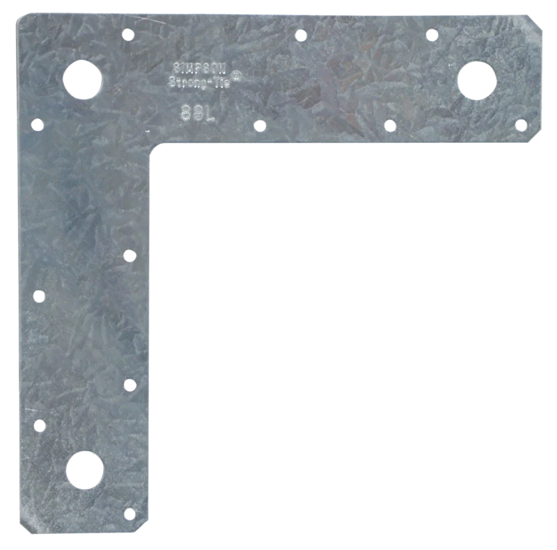 Simpson Strong-Tie 88L-R 8 in. x 8 in. 14-Gauge Galvanized L Strap