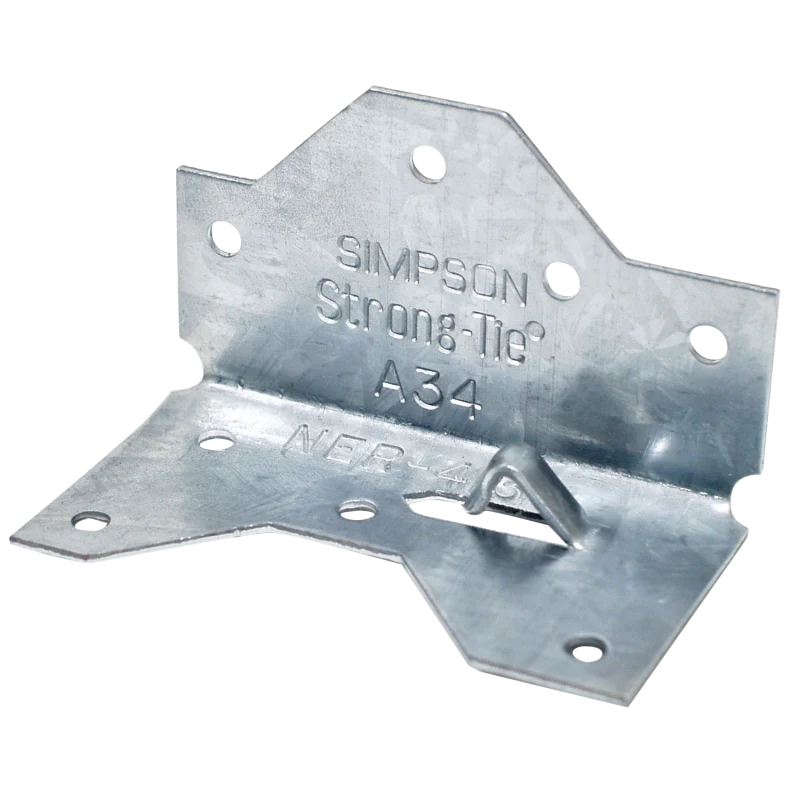 Simpson Strong-Tie A34 1-7/16 in. x 2-1/2in. Galvanized Framing Angle