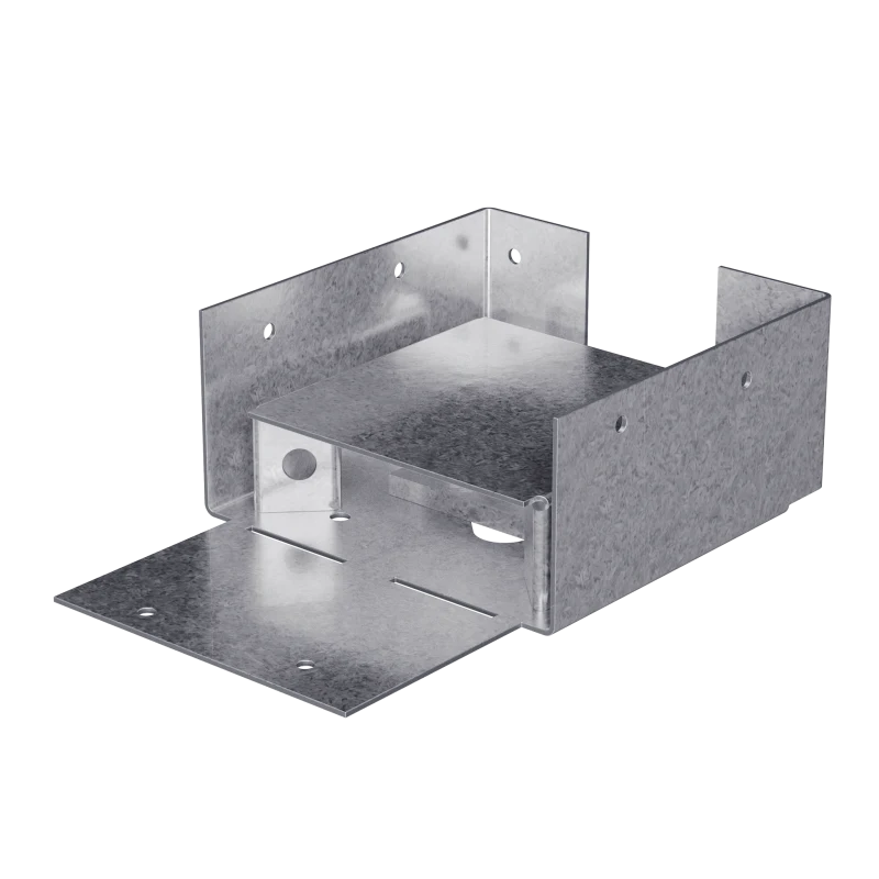 Simpson Strong-Tie ABW44RZ ABW ZMAX® Galvanized Adjustable Post Base for 4x4 Rough