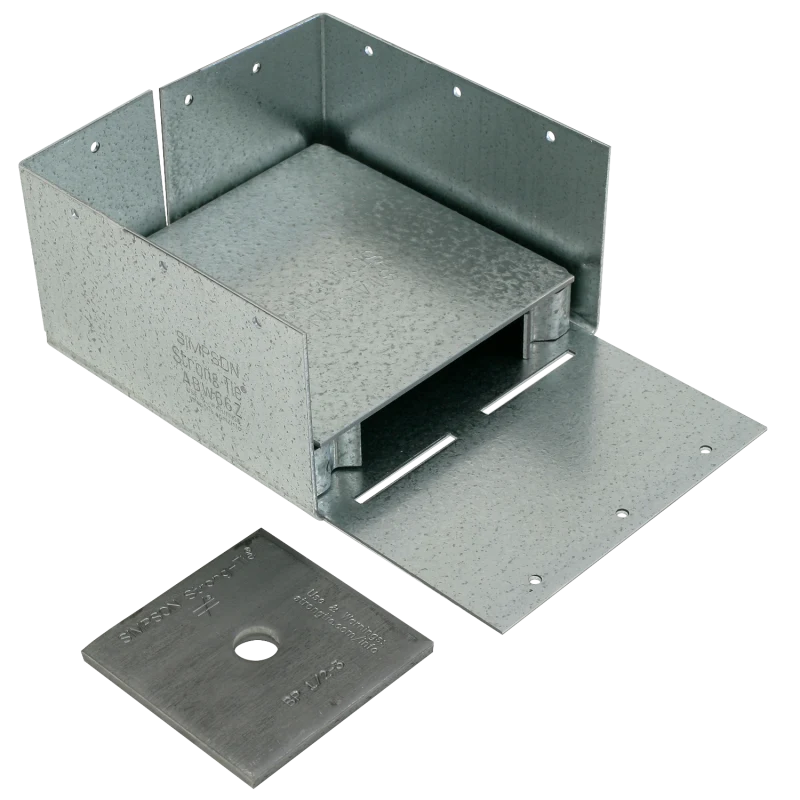 Simpson Strong-Tie ABW66Z ABW ZMAX® Galvanized Adjustable Standoff Post Base for 6x6