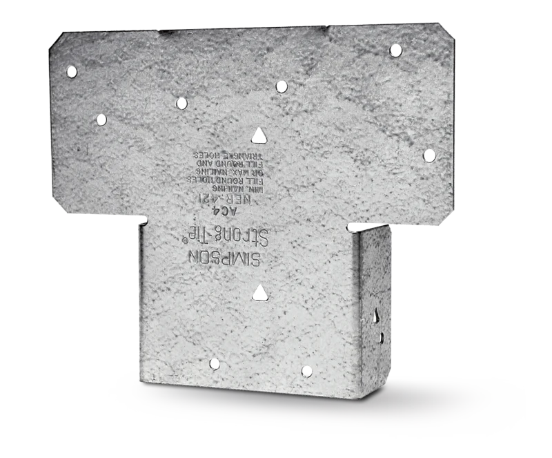 Simpson Strong-Tie AC4 AC Galvanized Adjustable Post Cap for 4x