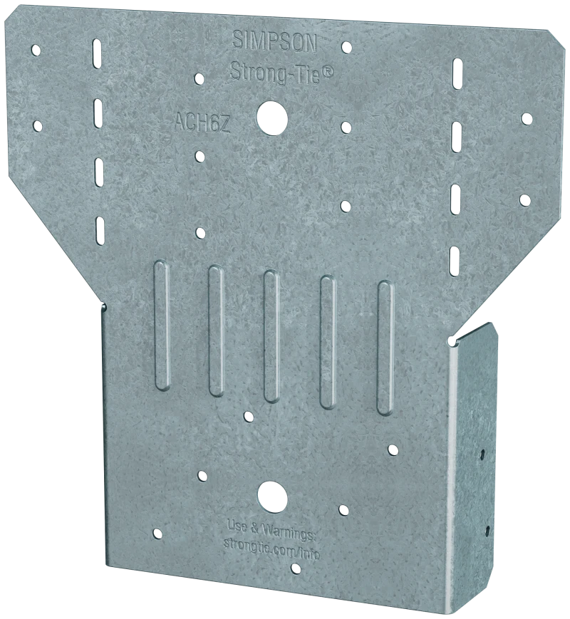 Simpson Strong-Tie ACH6Z ACHZ™ ZMAX® Galvanized Adjustable Post Cap for 6x