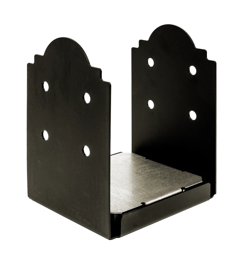 Simpson Strong-Tie APB1010 Outdoor Accents® Mission Collection® ZMAX®, Black Powder-Coated Post Base for 10x10