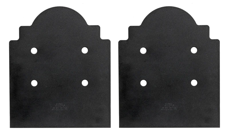 Simpson Strong-Tie APB1010DSP Outdoor Accents® Mission Collection® ZMAX®, Black Post Base Side Plate for 10x (Qty-2)