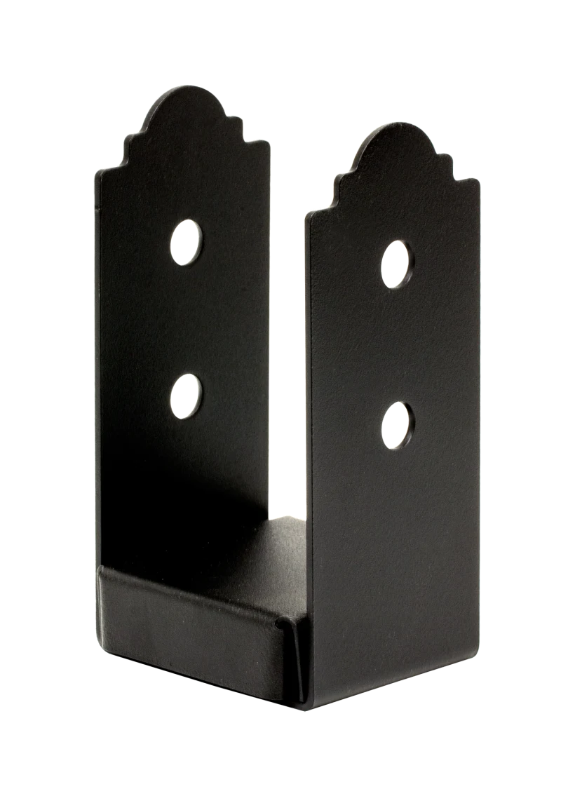 Simpson Strong-Tie APB44R Outdoor Accents® Mission Collection® ZMAX®, Black Powder-Coated Post Base for 4x4 Rough