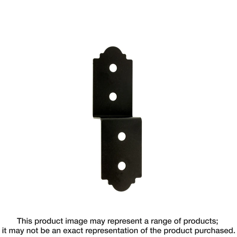 Simpson Strong-Tie APDJT1.75-4 Outdoor Accents® Mission Collection® 3 in. ZMAX®, Black Powder-Coated Deck Joist Tie for 1-3/4 in. Wood