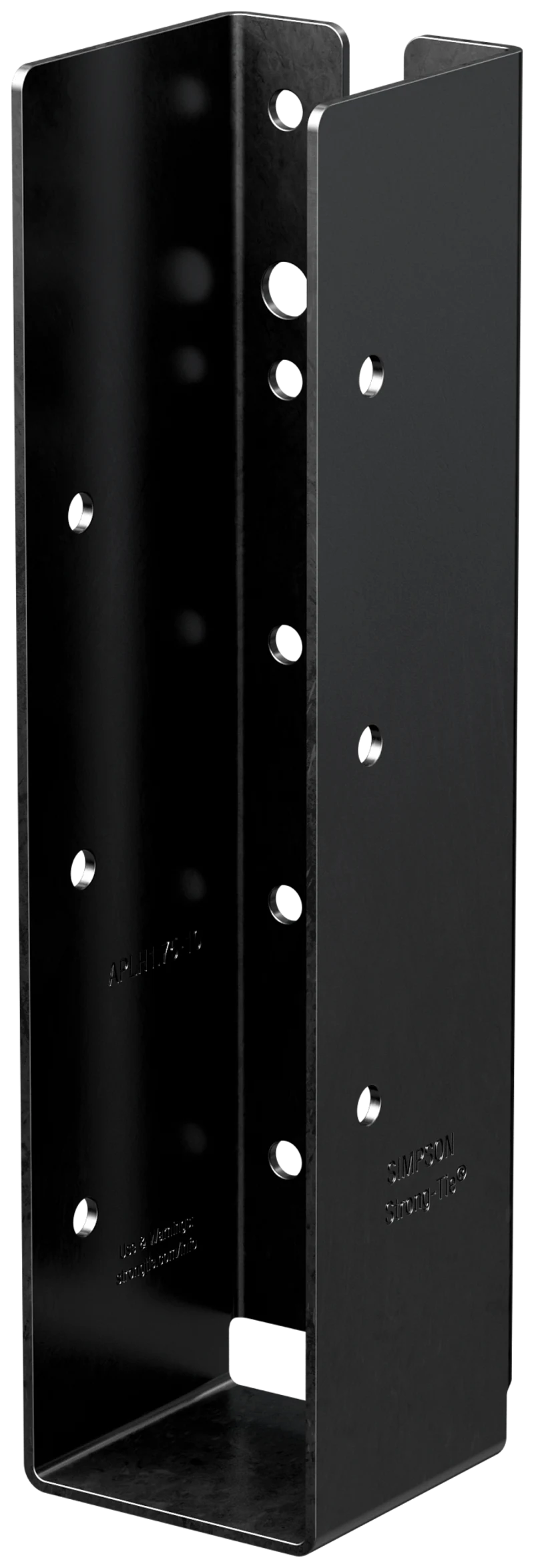 Simpson Strong-Tie APLH1.75-10 Outdoor Accents® APLH ZMAX®, Black Lt. Joist Hanger for 1-3/4 x 10 Rough Cedar