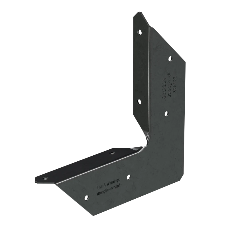 Simpson Strong-Tie APRTA12 Outdoor Accents® ZMAX®, Black Powder-Coated Rigid Tie® Angle for 1x2 Joist/Post