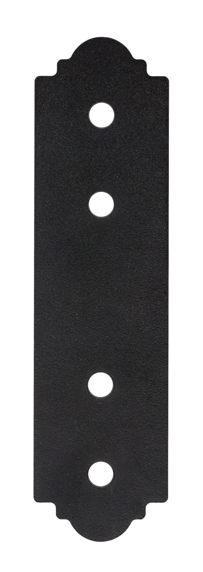 Simpson Strong-Tie APST412 Outdoor Accents® Mission Collection® ZMAX®, Black Powder-Coated Strap for 4x