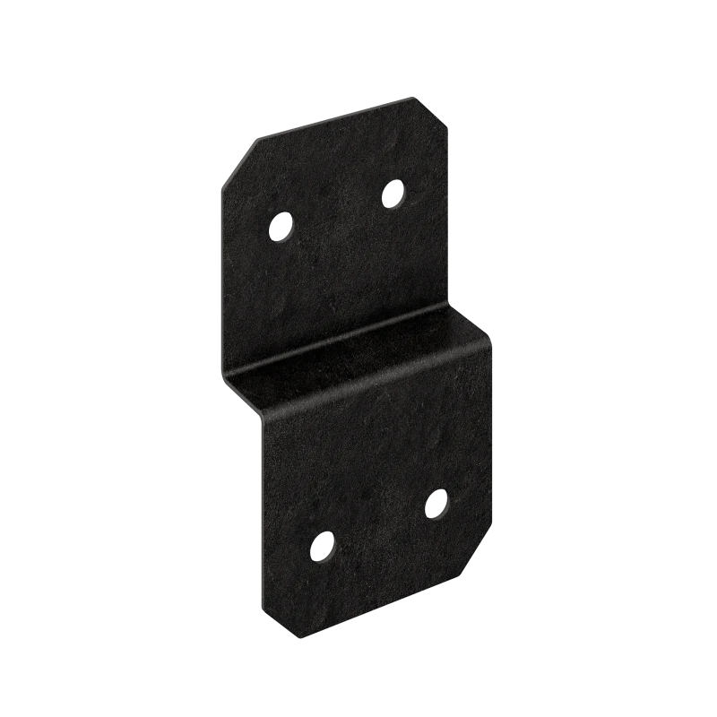 Simpson Strong-Tie APVDJT2-6 Outdoor Accents® Avant Collection™ 5-in. ZMAX®, Black Powder-Coated Deck Joist Tie for 2x