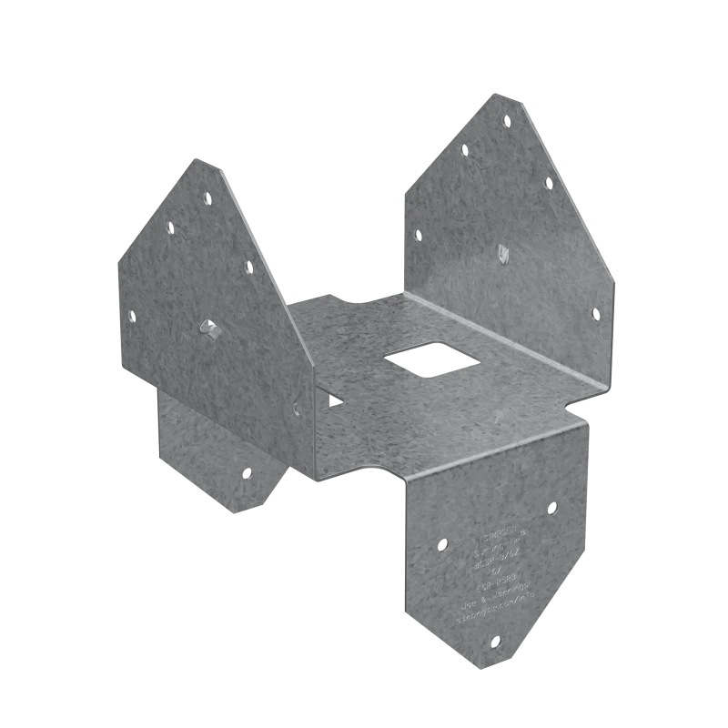Simpson Strong-Tie BCS2-3/6 BCS Galvanized Post Cap for Triple 2x Beam, 6x Post