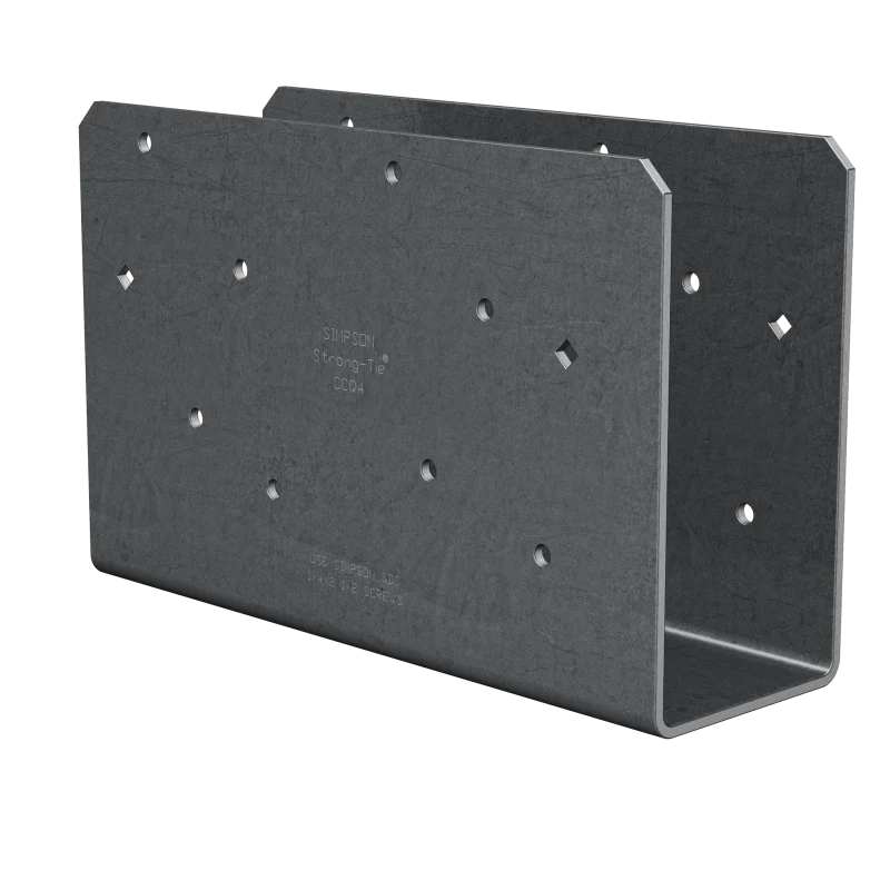 Simpson Strong-Tie CCOQ4-SDS2.5 CCOQ Column Cap (No Straps) for 4x Beam, with Strong-Drive® SDS Screws