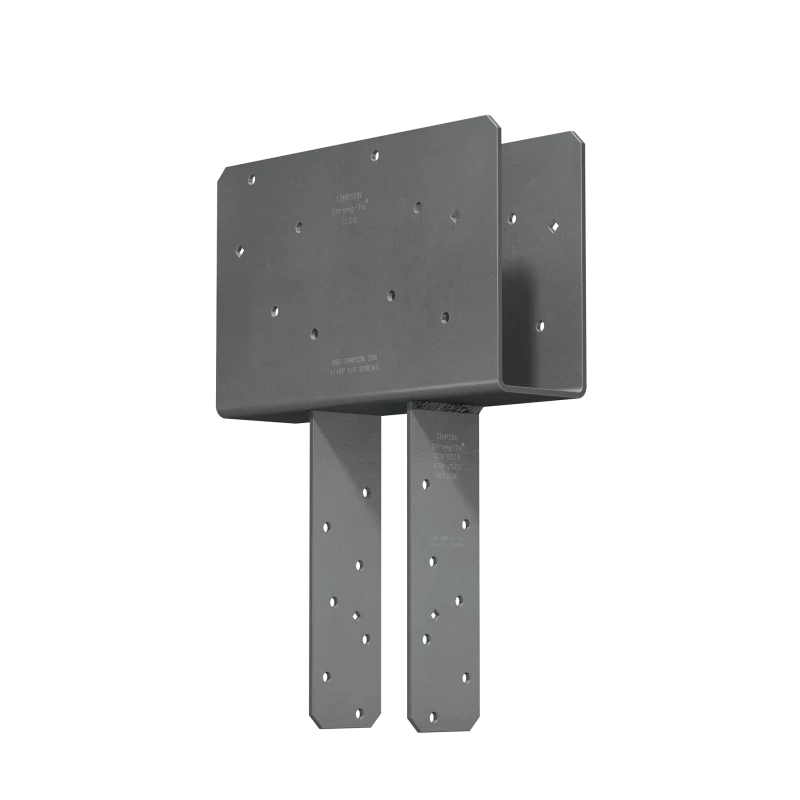 Simpson Strong-Tie CCQ3-4SDS2.5 CCQ™ Column Cap for 3-1/8 in. Beam, 4x Post with Strong-Drive® SDS Screws