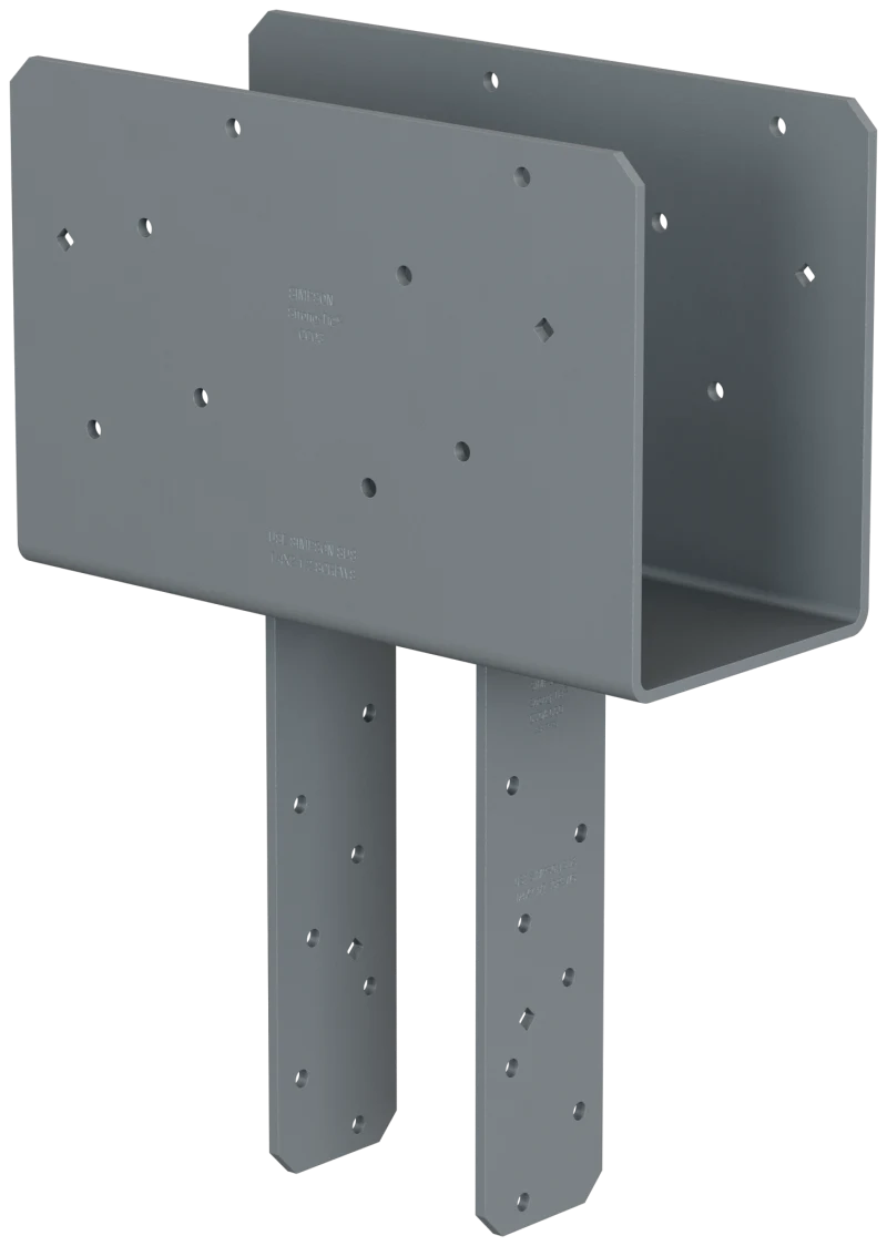 Simpson Strong-Tie CCQ4.62-3.62SDS CCQ™ Column Cap for Triple-2x Beam, 4x Post with Strong-Drive® SDS Screws