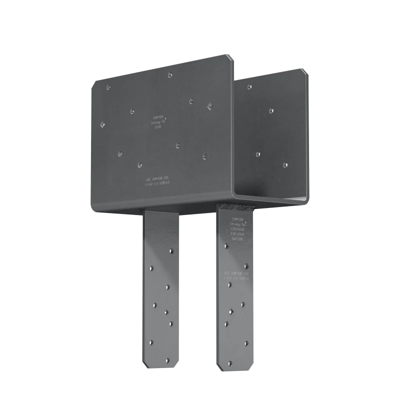 Simpson Strong-Tie CCQ5-6SDS2.5 CCQ™ Column Cap for 5-1/8 in. Beam, 6x Post with Strong-Drive® SDS Screws