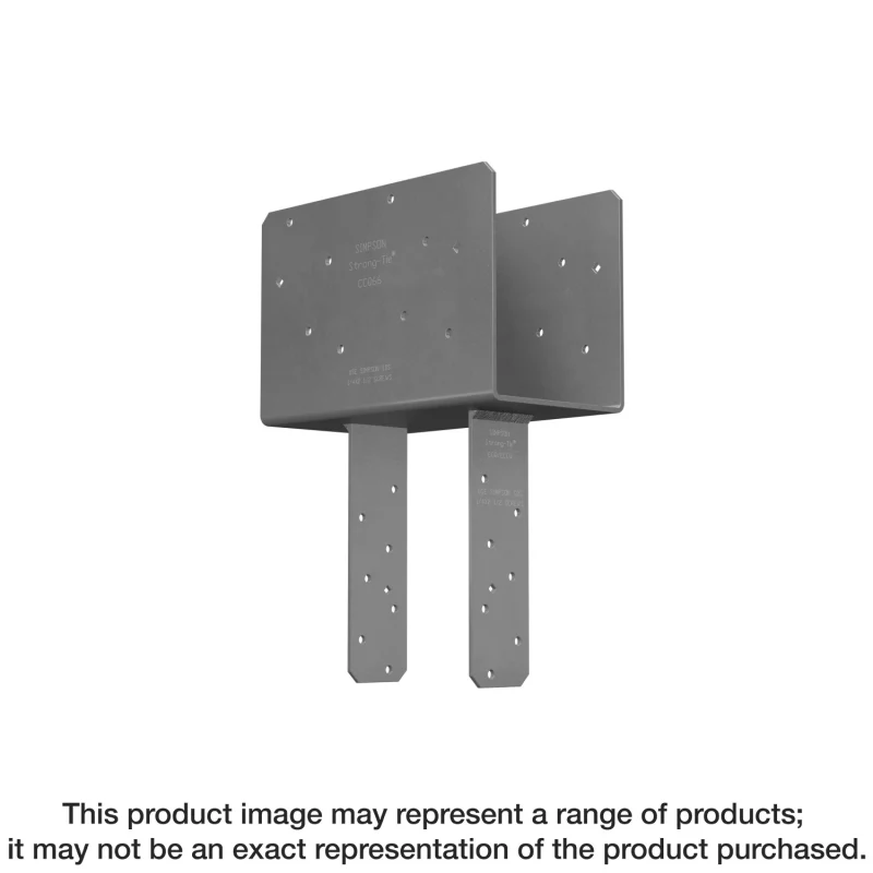 Simpson Strong-Tie CCQ76SDS2.5 CCQ Column Cap for 6-3/4 in. Beam, 6x Post with Strong-Drive® SDS Screws