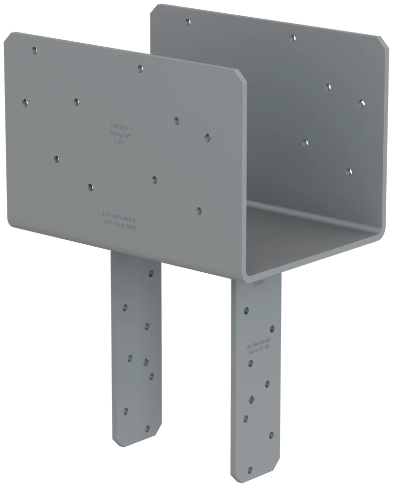 Simpson Strong-Tie CCQ86SDS2.5 CCQ™ Column Cap for 8x Beam, 6x Post with Strong-Drive® SDS Screws