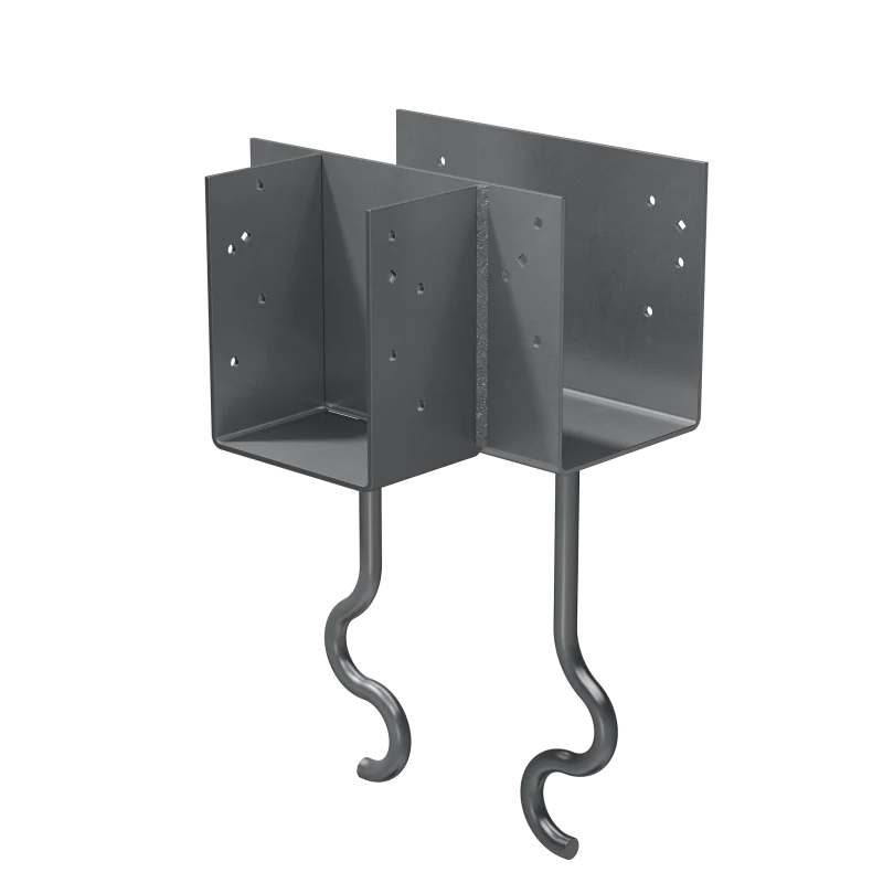 Simpson Strong-Tie CCTQM5.50-SDSG CCTQM® 5-1/2 in. T-Shape Column Cap for Masonry w/ SDS Screws