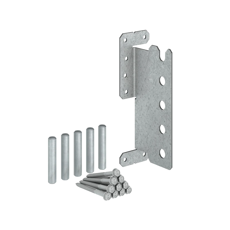 Simpson Strong-Tie CJT5ZS CJTZ® 12-Gauge ZMAX® Galvanized Concealed Joist Tie with (5) Short Pins