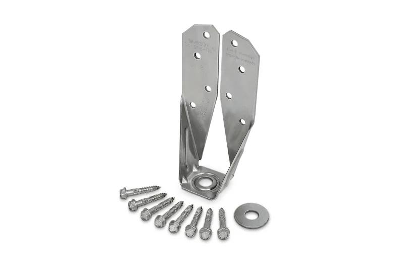 Simpson Strong-Tie DTT2SS-SDS2.5 DTT2SS™ Stainless-Steel Deck Tension Tie for 2x with 2-1/2 in. SDS Screws